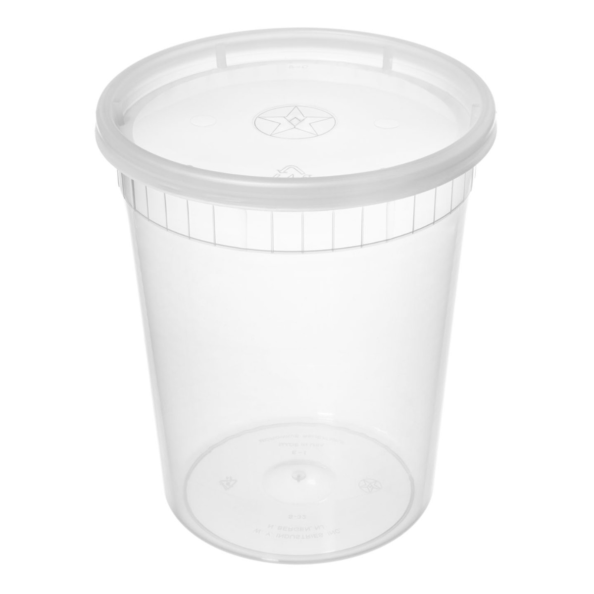 8 oz PP Soup Container with Lid (240/case)