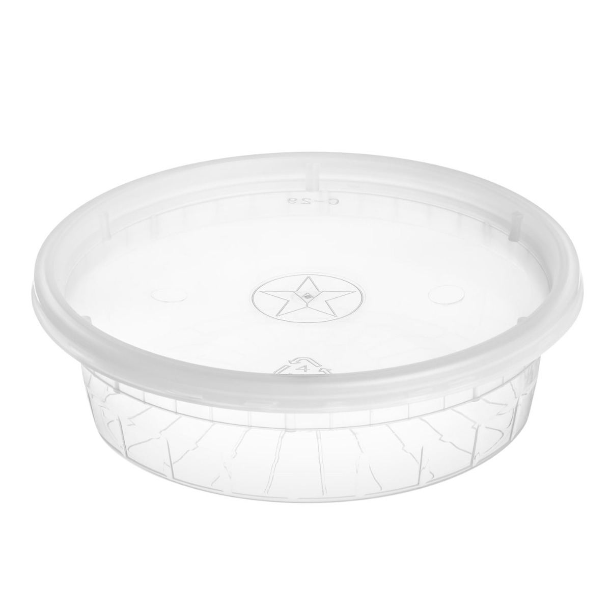 24 oz Microwavable Soup Container with Lids 240 Set