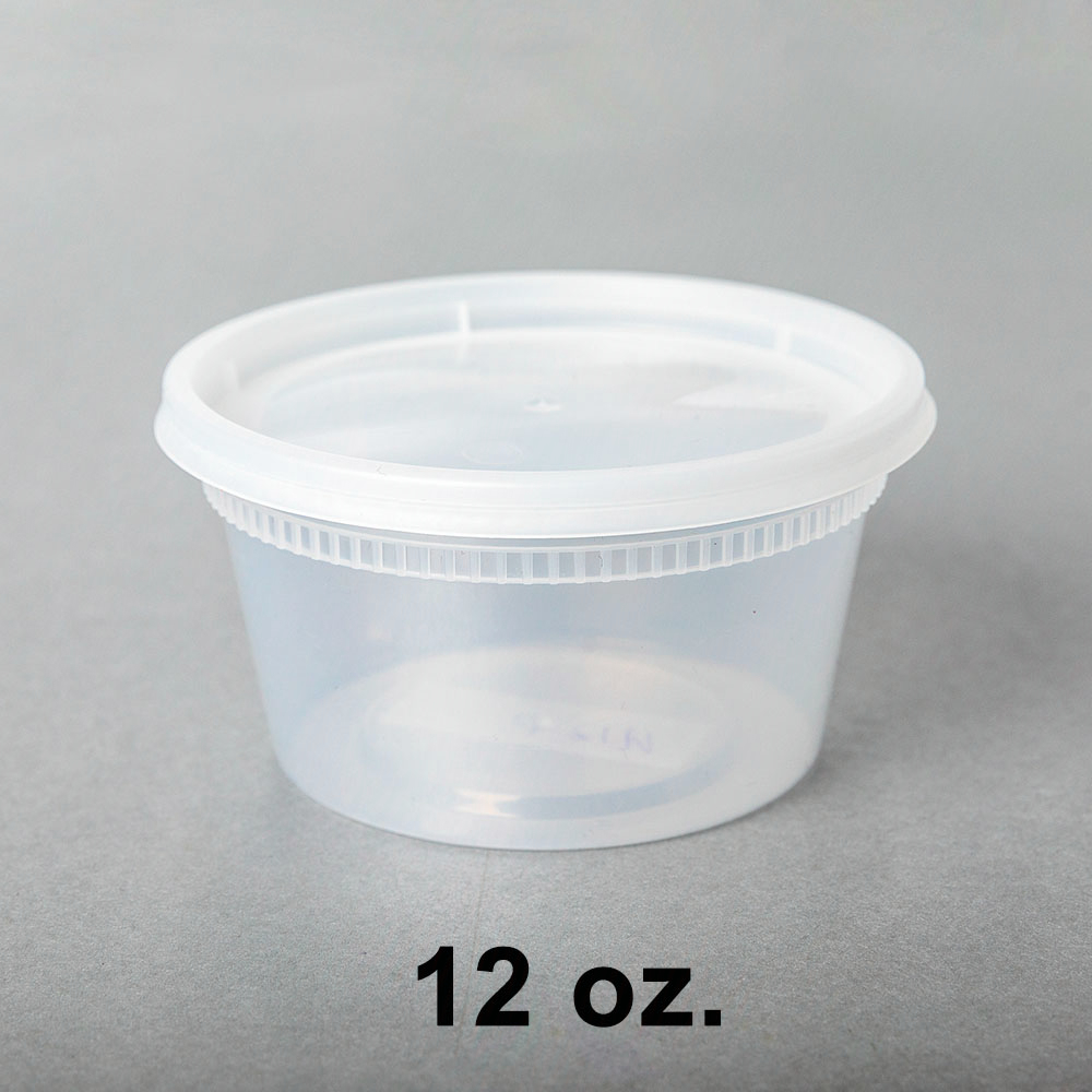 24 oz Microwavable Soup Container with Lids 240 Set