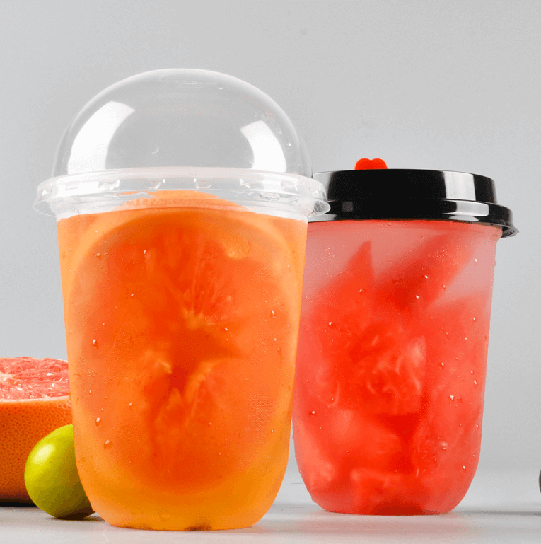 Clear Plastic Drink Pouch To-Go - AMS Printing