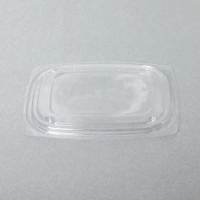 Dart Rectangular Clear Plastic Container Lid For C8DE/C16DE - 1008/Case